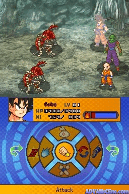 Dragon Ball Z: Attack of the Saiyans screenshot 3 for Nintendo DS